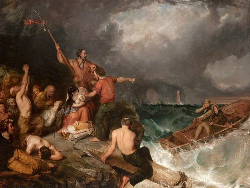 1812-Thomas Musgrave Joy - Il relitto della Forfarshire - Gallerie d'arte e musei di Dundee